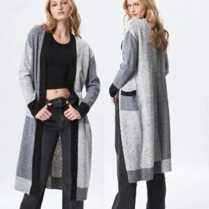 NWT John & Jenn Women's Leroy Cardigan in Day to Night Lee & Birch Size Small